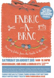 Poster for fabricabrac in Palmerston North