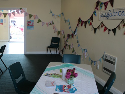 November Fabric-a-brac cafe decorations