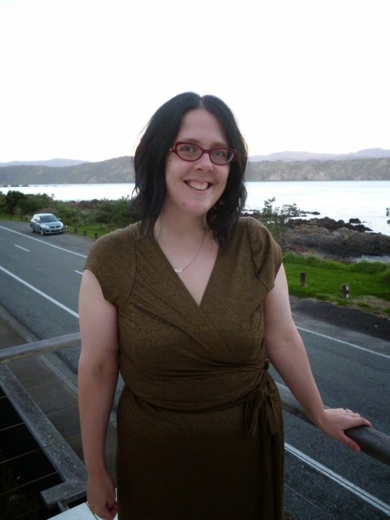 Gold lurex dress from Adventures of a Girl from the Naki