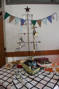 Mercy Hospice set up Fabric-a-brac Auckland 2014